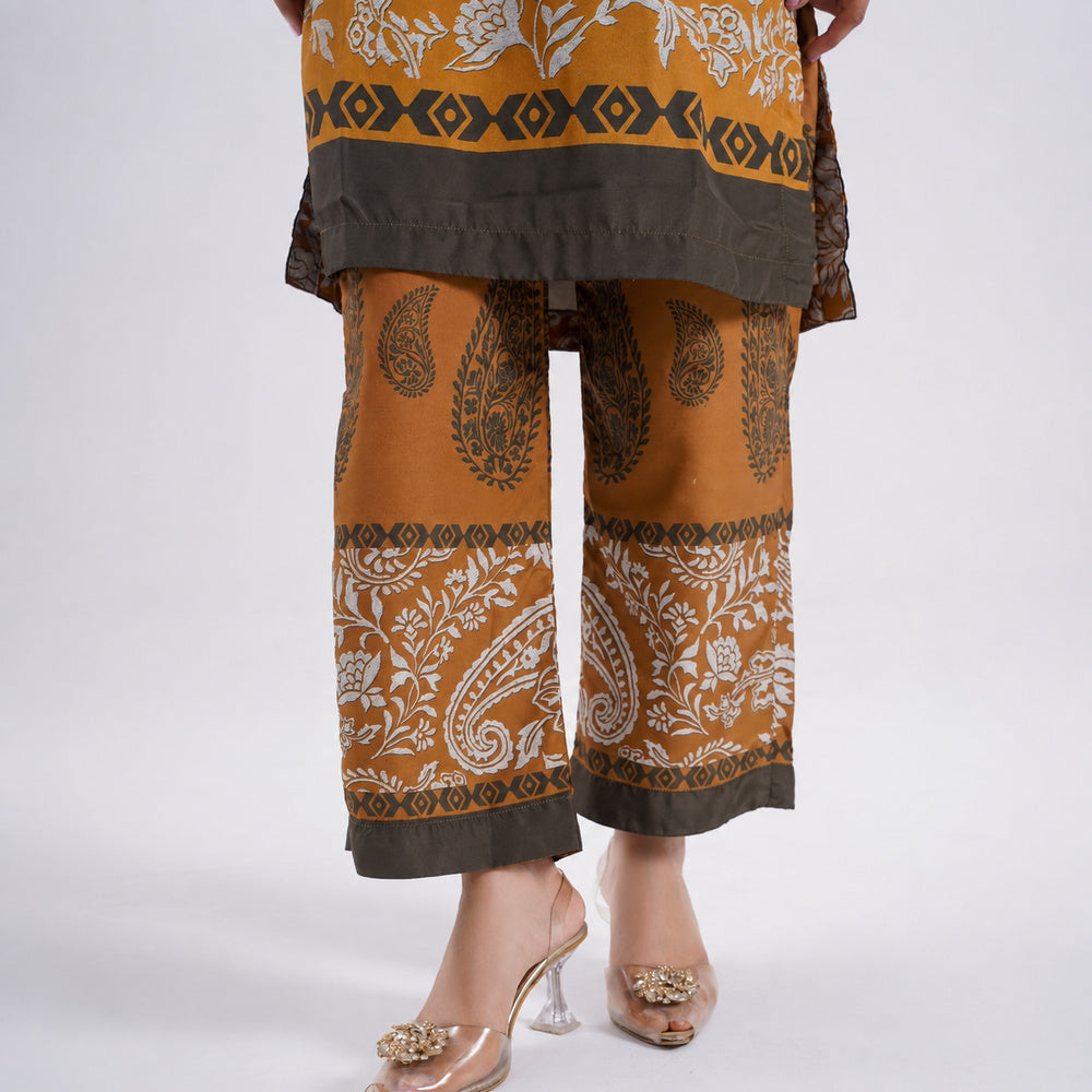 Amber Haze - 2 Piece Printed Suit