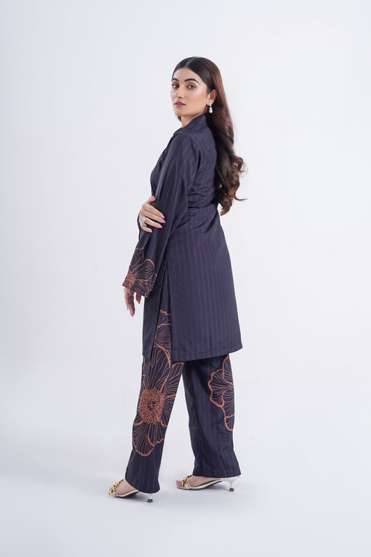 Amber Blossom - 2 Piece Printed Suit