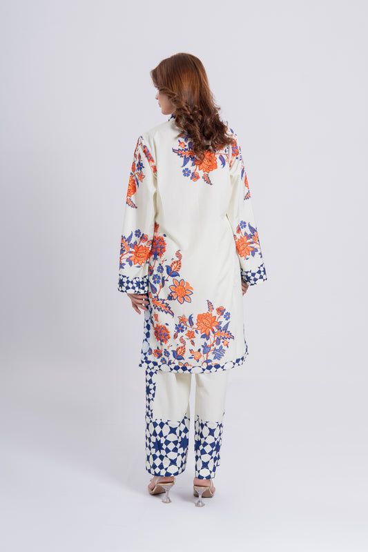 Amber Mosaic - 2 Piece Printed Suit