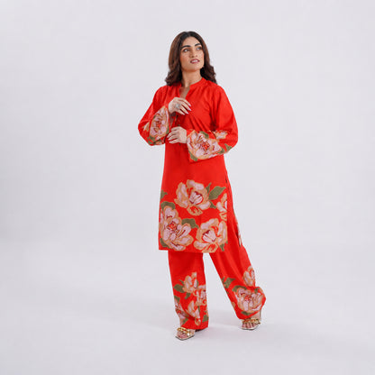 Amber Blaze - 2 Piece Printed Suit