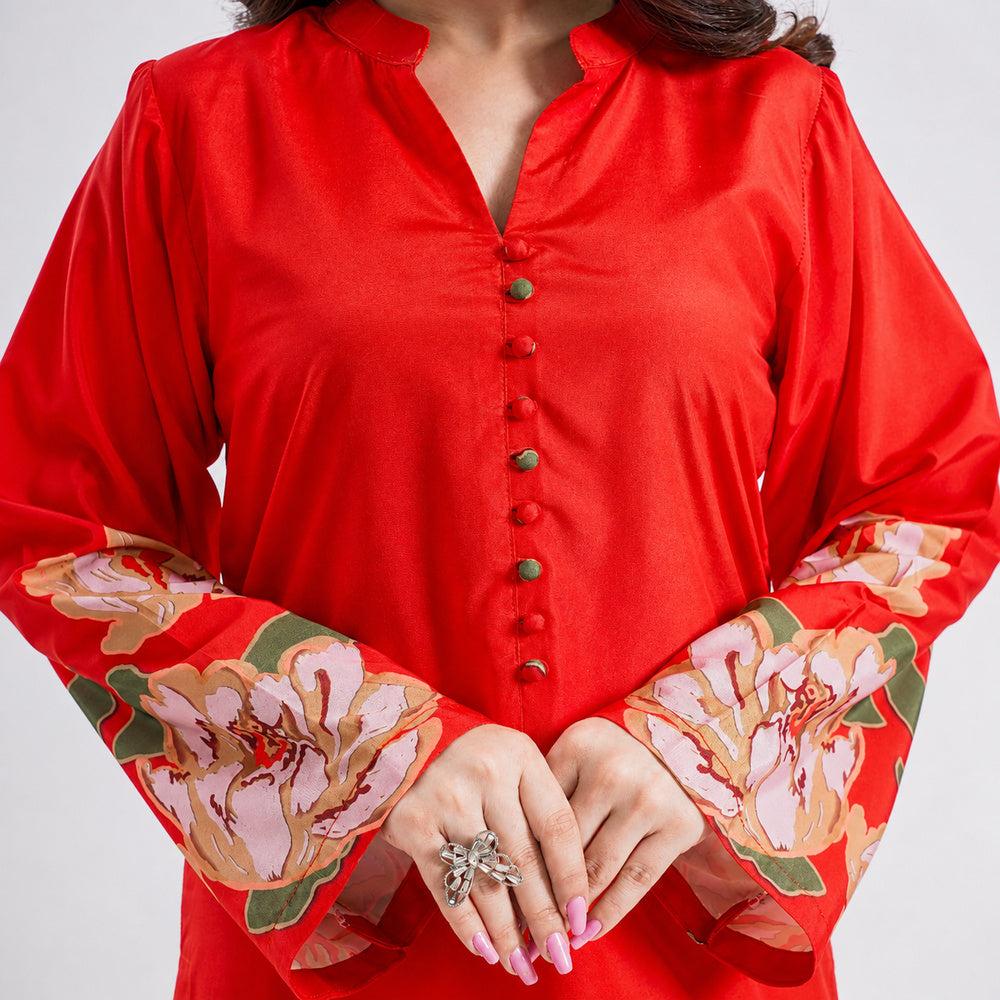 Amber Blaze - 2 Piece Printed Suit