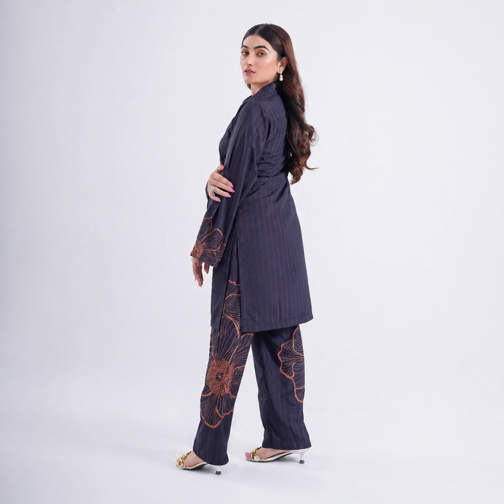 Amber Blossom - 2 Piece Printed Suit