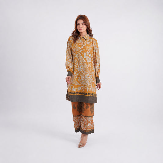 Amber Haze - 2 Piece Printed Suit