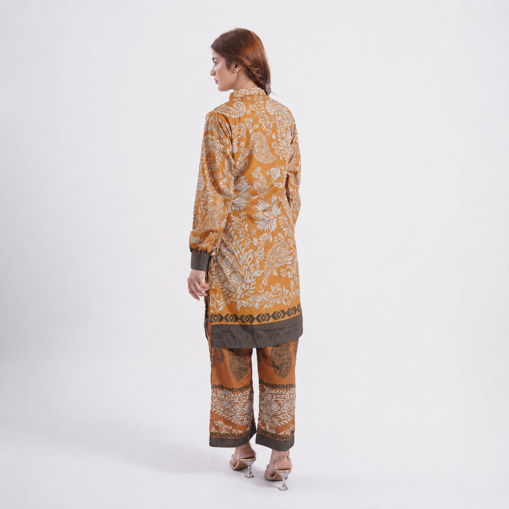 Amber Haze - 2 Piece Printed Suit