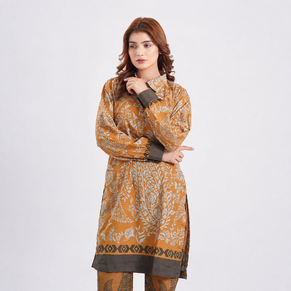 Amber Haze - 2 Piece Printed Suit