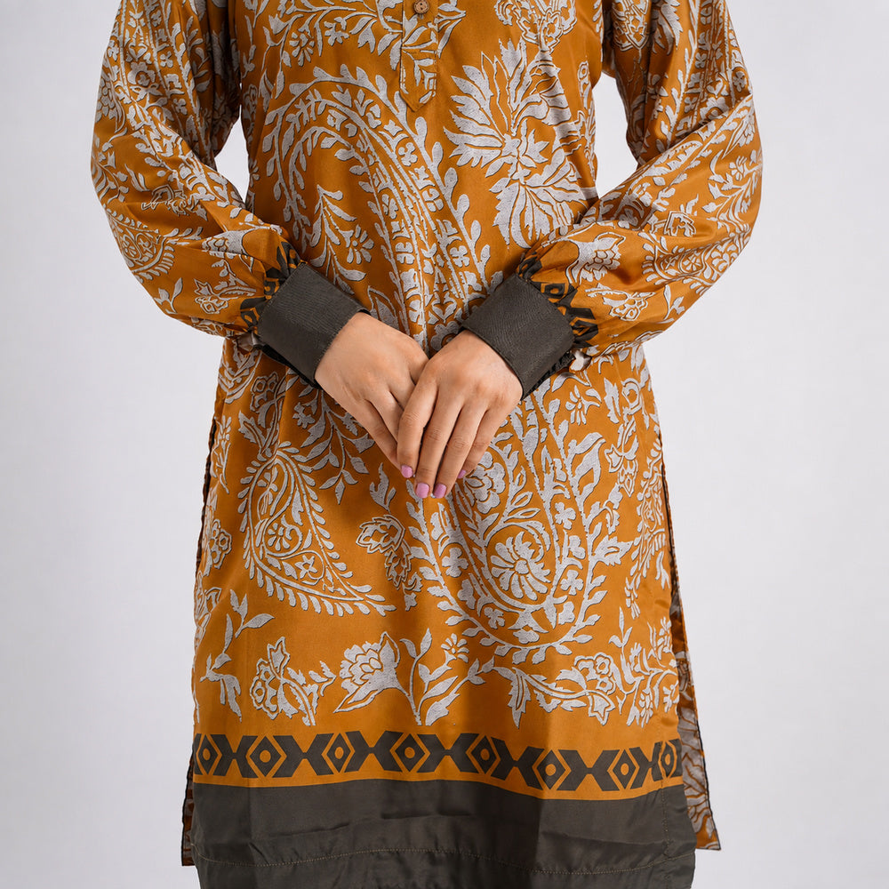 Amber Haze - 2 Piece Printed Suit