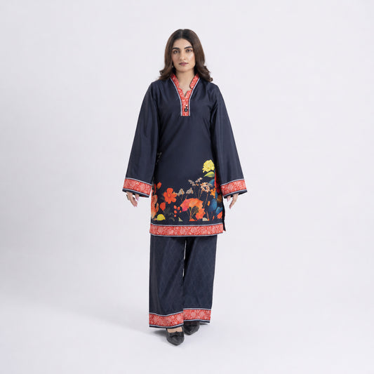 Amber Meadows - 2 Piece Printed Suit