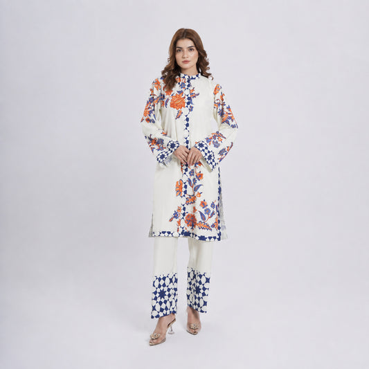 Amber Mosaic - 2 Piece Printed Suit