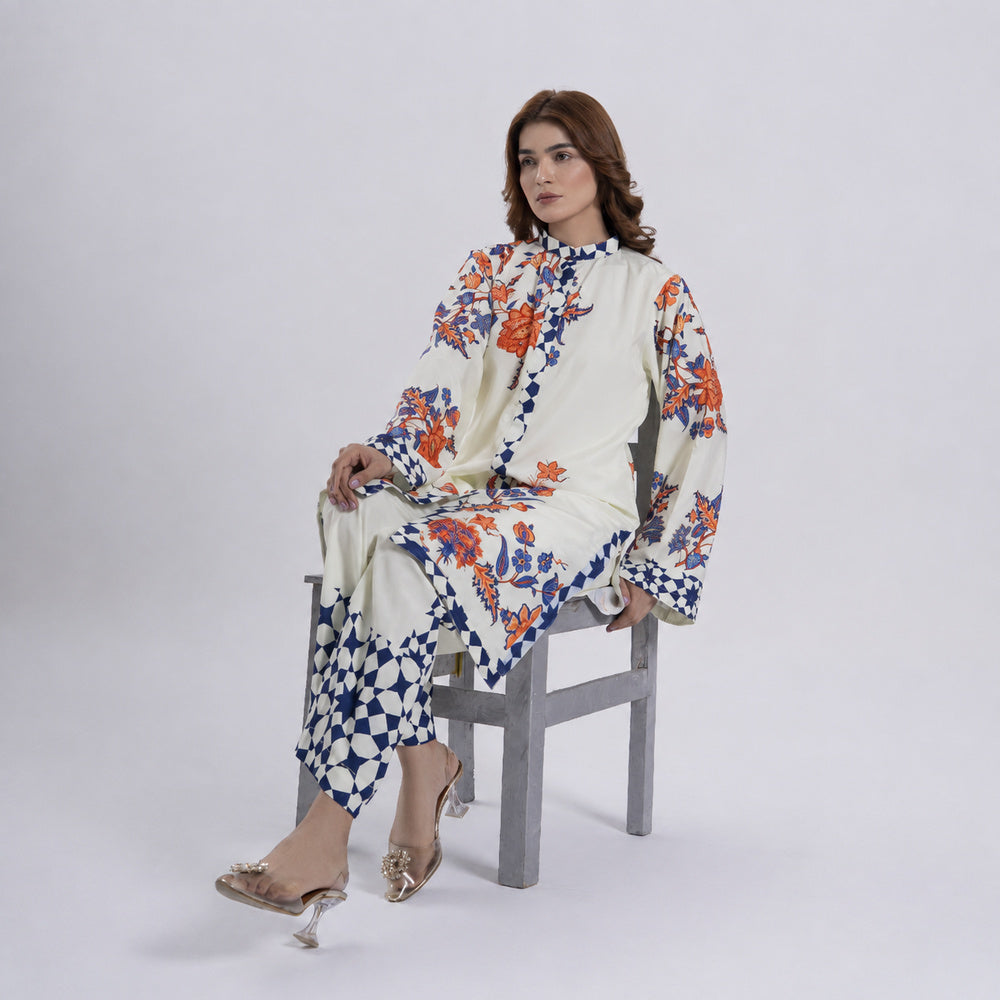 Amber Mosaic - 2 Piece Printed Suit