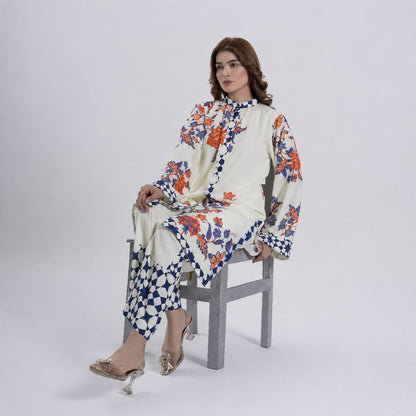 Amber Mosaic - 2 Piece Printed Suit
