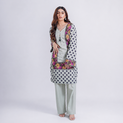 Amber Orchid - 2 Piece Printed Suit