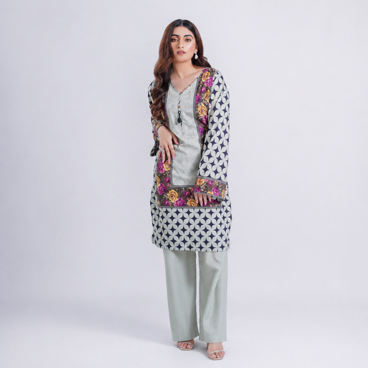 Amber Orchid - 2 Piece Printed Suit