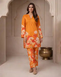Amber Glow  - 2 Piece Printed Suit