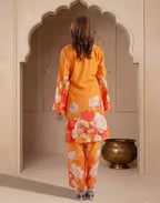 Amber Glow  - 2 Piece Printed Suit