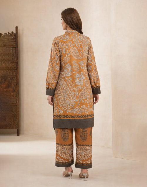 Amber Haze - 2 Piece Printed Suit