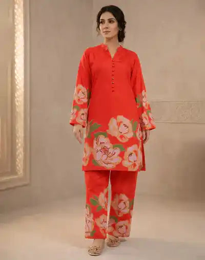 Amber Blaze - 2 Piece Printed Suit