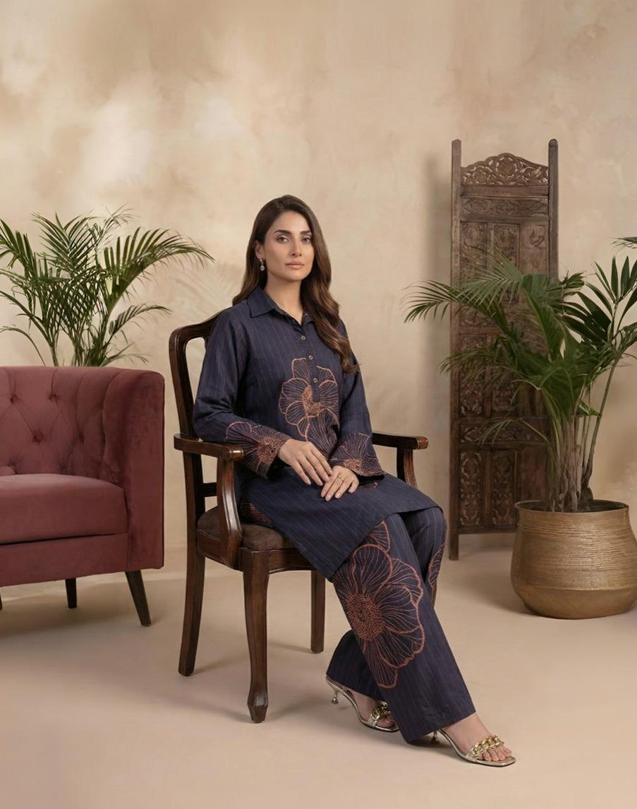 Amber Blossom - 2 Piece Printed Suit