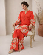 Amber Blaze - 2 Piece Printed Suit