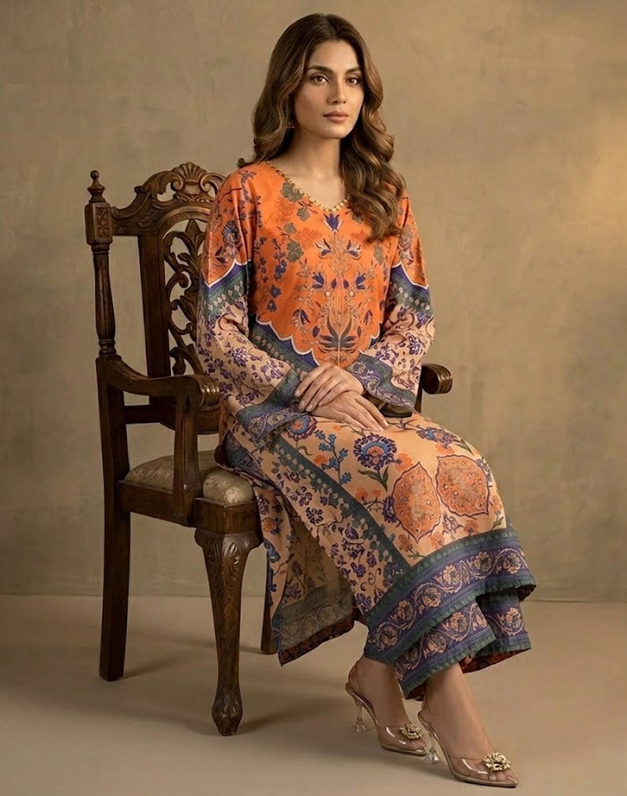 Amber Vineyard - 2 Piece Printed Suit