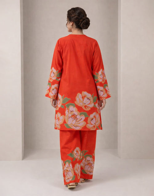 Amber Blaze - 2 Piece Printed Suit