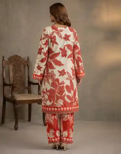 Amber Garnet - 2 Piece Printed Suit