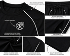 Women’s Dri-Fit Tracksuit – Black Raglan Sleeve