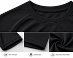 Mesh Performance Tee - Black