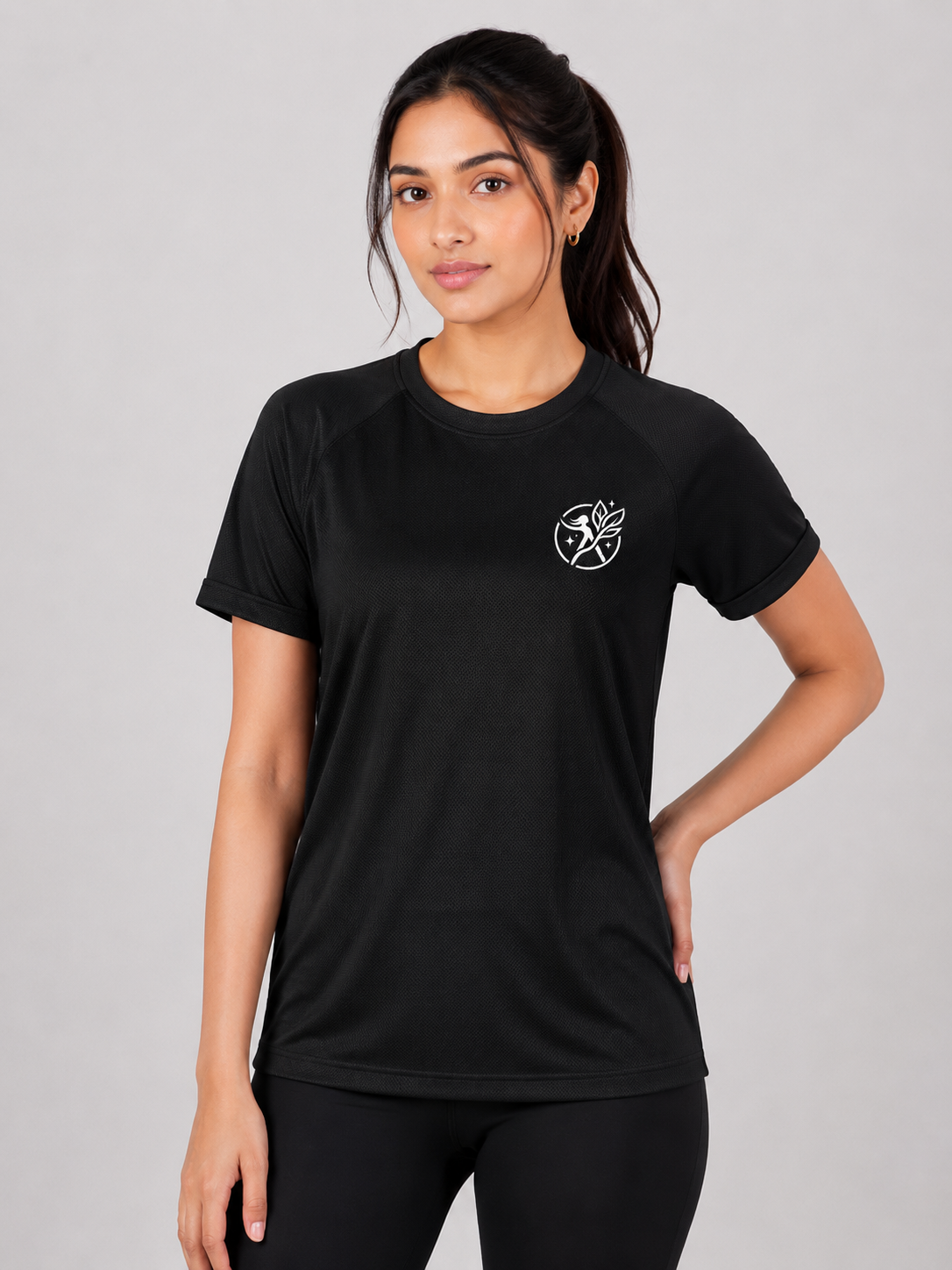 Mesh Performance Tee - Black