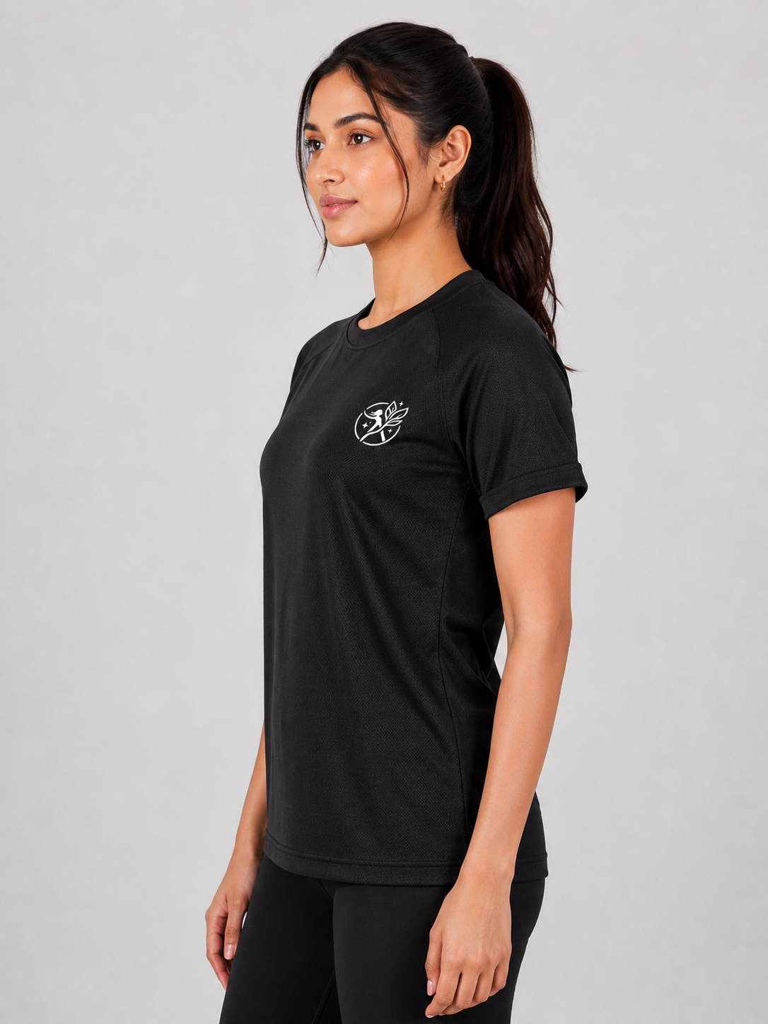 Mesh Performance Tee - Black