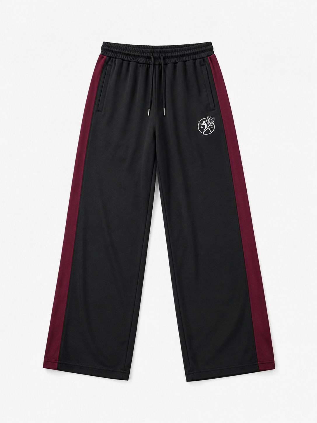 Wide Leg Performance Trouser – Black