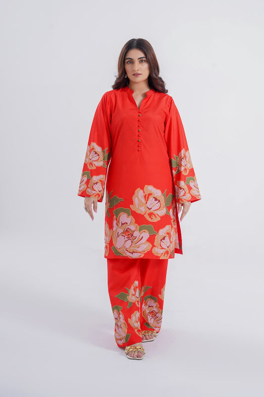 Amber Blaze - 2 Piece Printed Suit