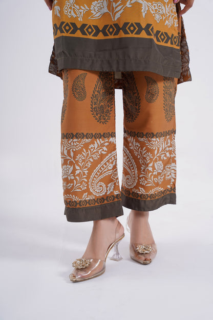 Amber Haze - 2 Piece Printed Suit