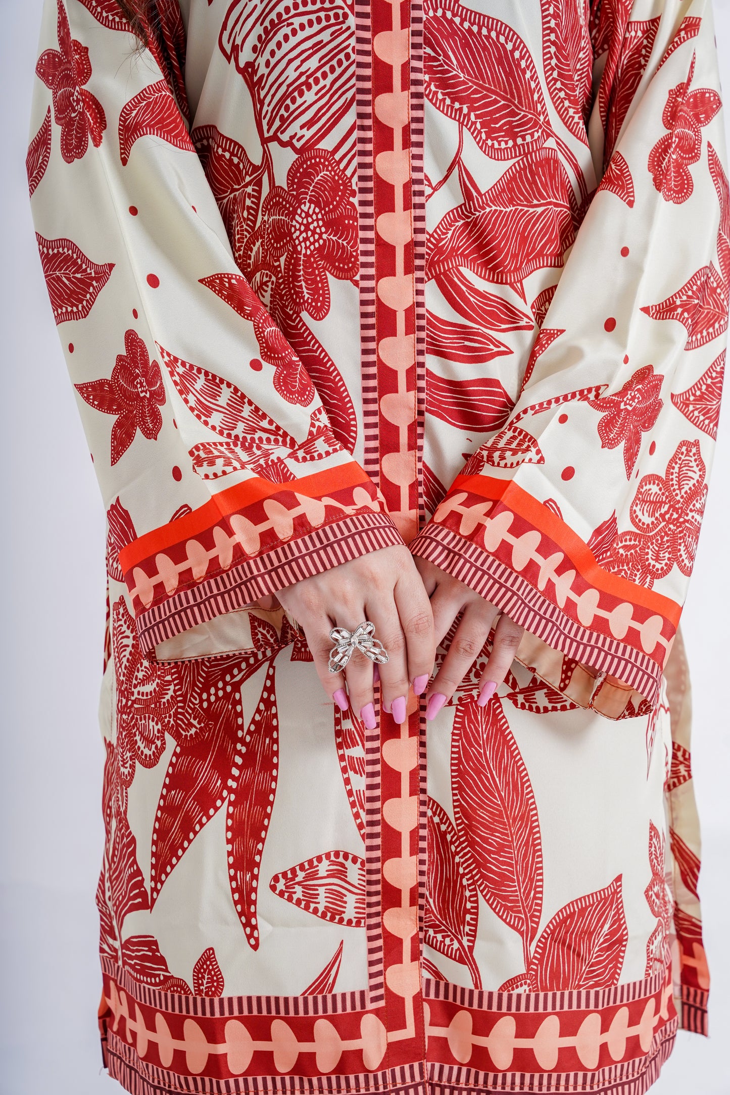 Amber Garnet - 2 Piece Printed Suit