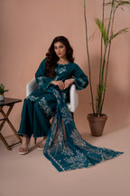 Zamurd e Khas - 3 Piece Embroided Suit