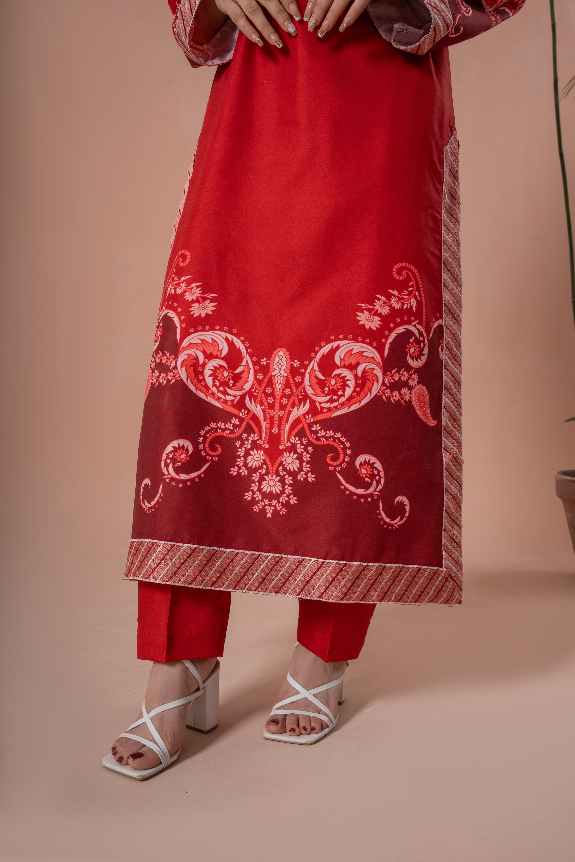 Gul e Lal - 3 Piece Embroided Suit