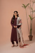 Sarmayi Sang - 3 Piece Embroided Suit
