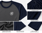 Women’s Dri-Fit Tracksuit – Dark Grey with Navy Blue