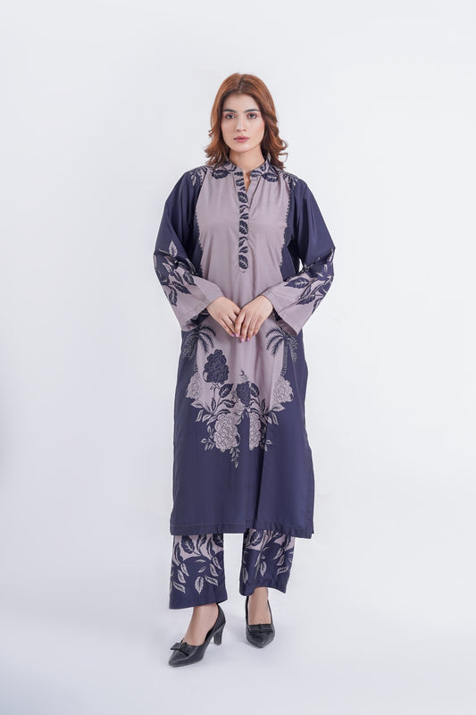 Amber Midnight - 2 Piece Printed Suit