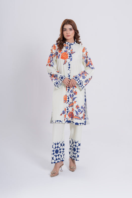 Amber Mosaic - 2 Piece Printed Suit