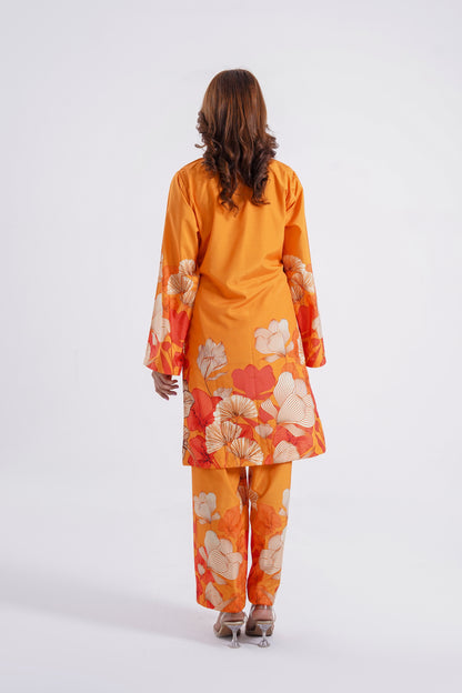 Amber Glow  - 2 Piece Printed Suit